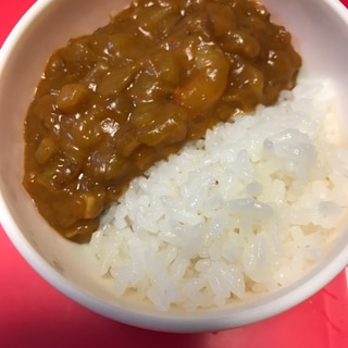 お子様に☆エビ入り刻み野菜のカレーライス